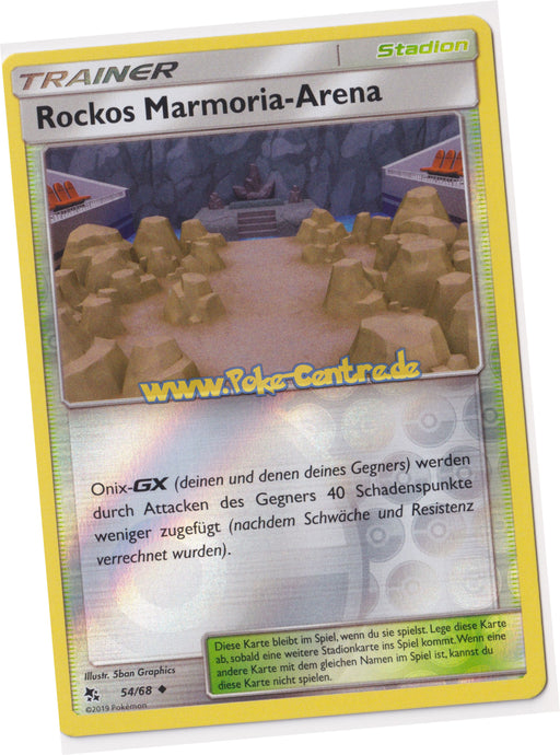 Rockos Marmoria-Arena 54/68 Uncommon Reverse Holo - Verborgenes Schicksal Deutsch