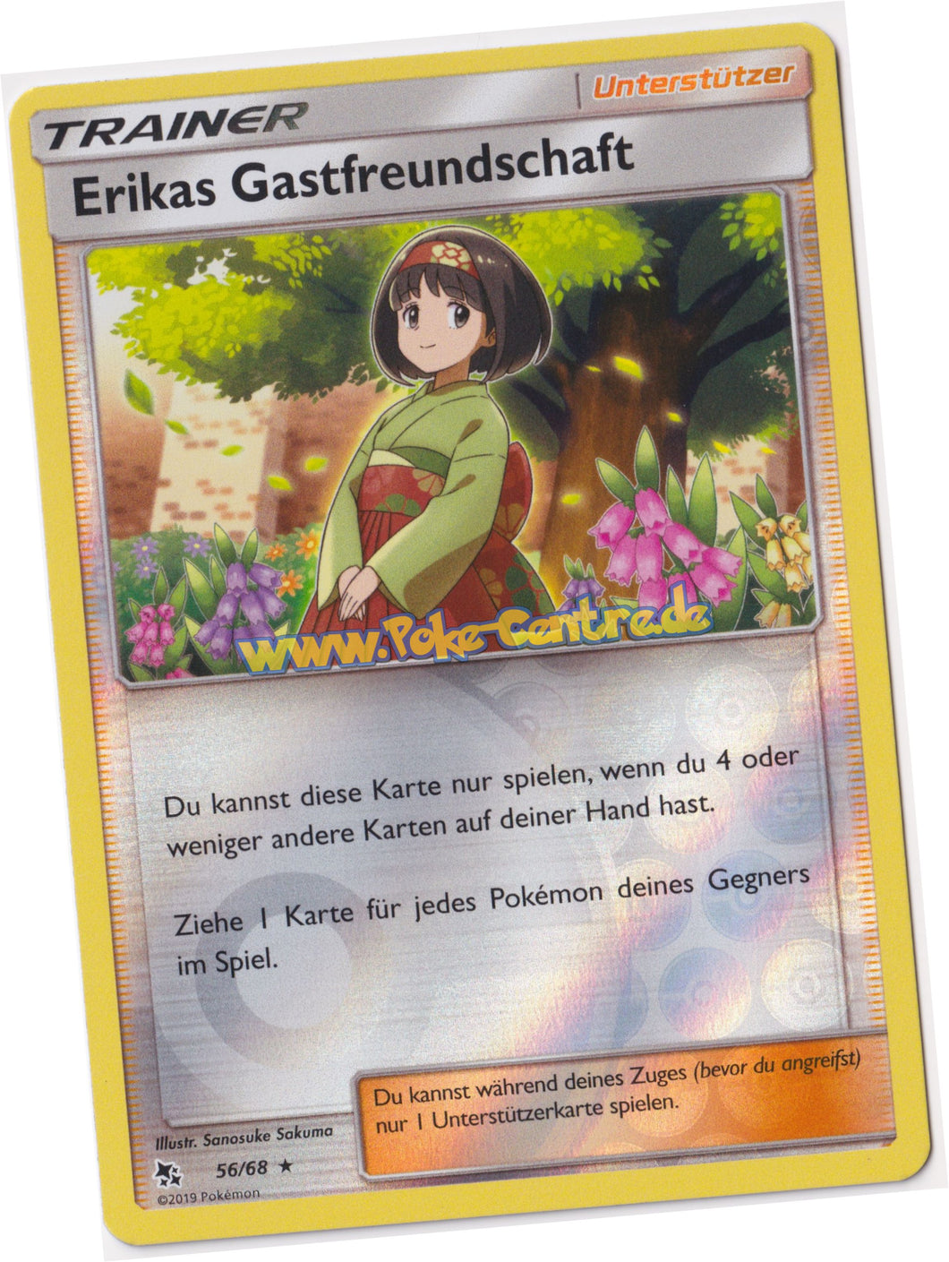 Erikas Gastfreundschaft 56/68 Rare Reverse Holo - Verborgenes Schicksal Deutsch