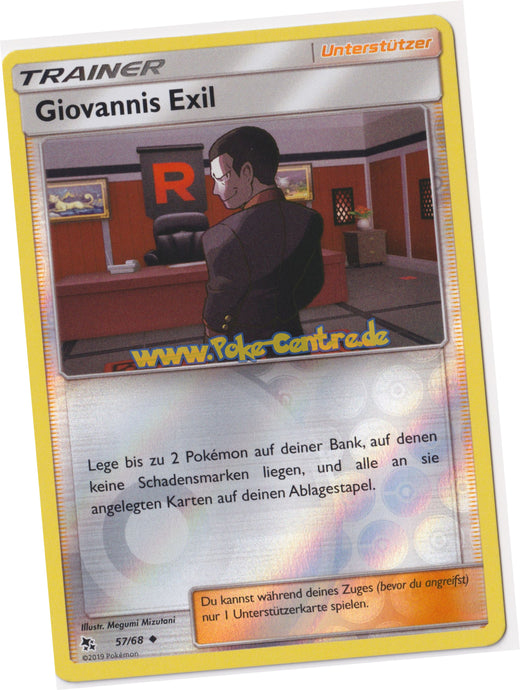 Giovannis Exil 57/68 Uncommon Reverse Holo - Verborgenes Schicksal Deutsch