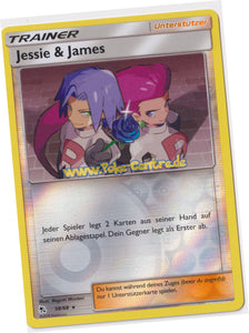Jessie & James 58/68 Rare Reverse Holo - Verborgenes Schicksal Deutsch