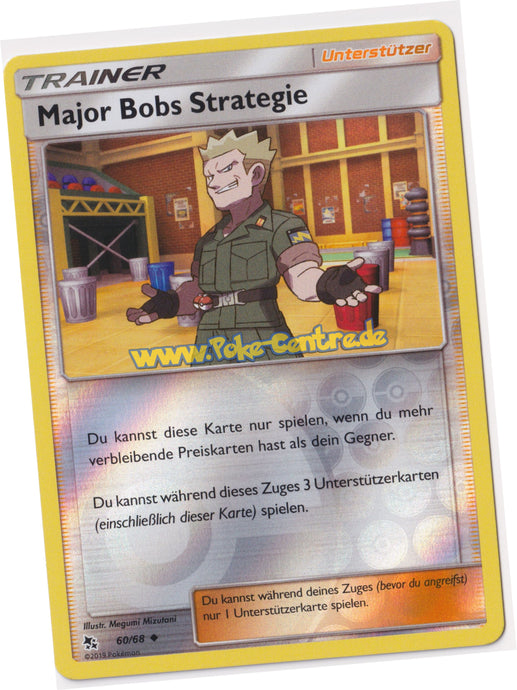 Major Bobs Strategie 60/68 Uncommon Reverse Holo - Verborgenes Schicksal Deutsch