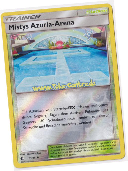 Mistys Azuria-Arena 61/68 Uncommon Reverse Holo - Verborgenes Schicksal Deutsch