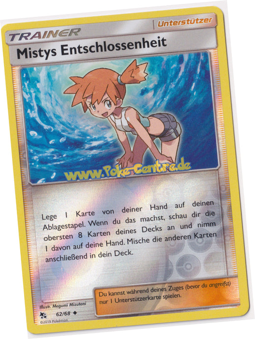 Mistys Entschlossenheit 62/68 Uncommon Reverse Holo - Verborgenes Schicksal Deutsch