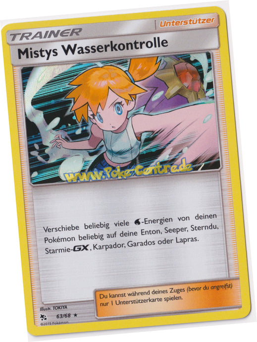 Mistys Wasserkontrolle 63/68 Rare Holo - Verborgenes Schicksal Deutsch
