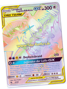 Lavados & Zapdos & Arktos GX 69/68 Secret Rare - Verborgenes Schicksal Deutsch