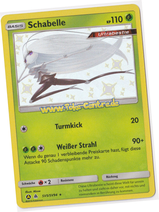 Schabelle SV5/SV94 Rare Shiny Holo - Verborgenes Schicksal Deutsch