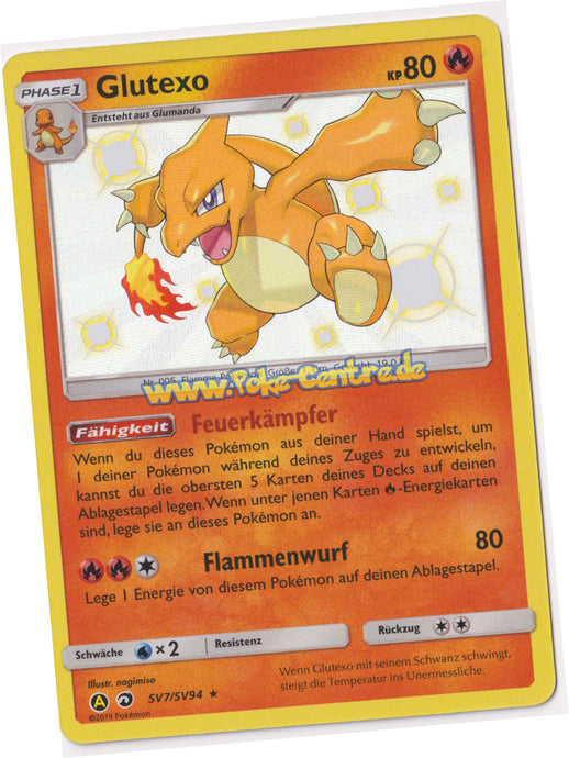 Glutexo SV7/SV94 Rare Shiny Holo - Verborgenes Schicksal Deutsch