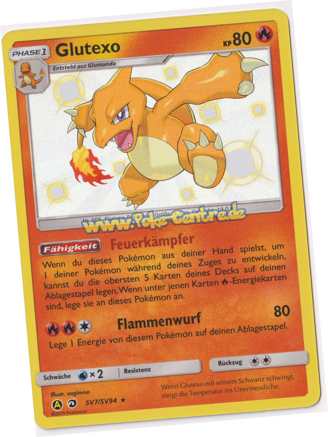 Glutexo SV7/SV94 Rare Shiny Holo - Verborgenes Schicksal Deutsch