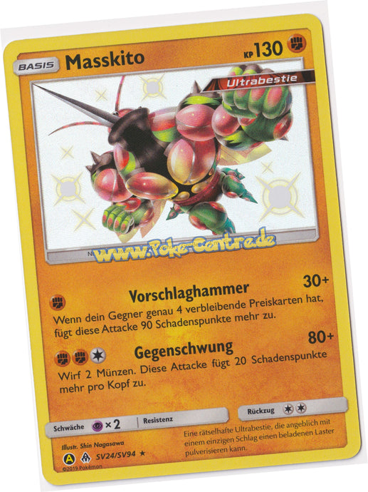 Masskito SV24/SV94 Rare Shiny Holo - Verborgenes Schicksal Deutsch