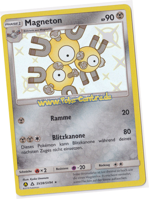 Magneton SV28/SV94 Rare Shiny Holo - Verborgenes Schicksal Deutsch