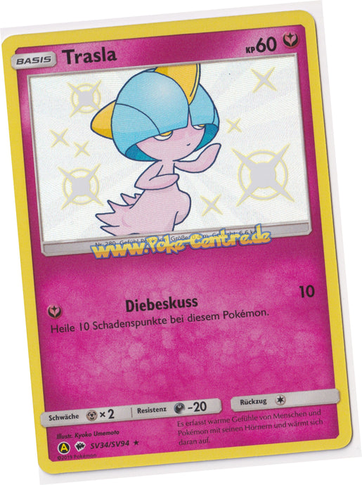 Trasla SV34/SV94 Rare Shiny Holo - Verborgenes Schicksal Deutsch