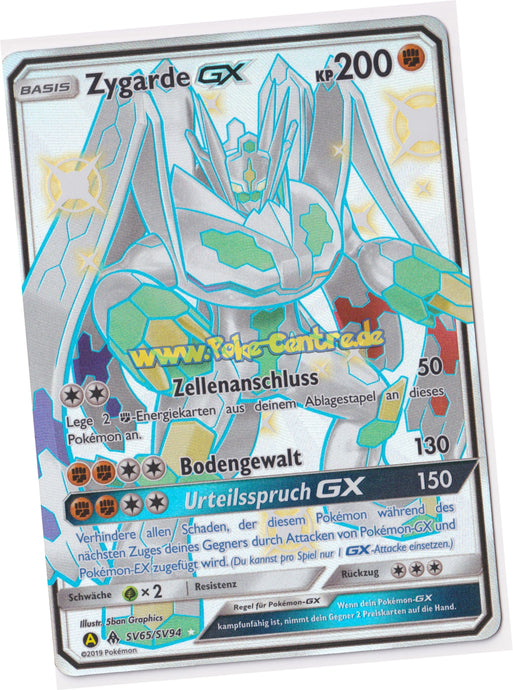 Zygarde GX SV65/SV94 Shiny Ultra Rare - Verborgenes Schicksal Deutsch