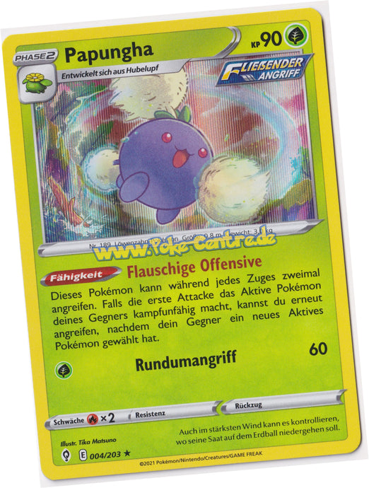 Papungha 004/203 Rare Holo - Drachenwandel Deutsch
