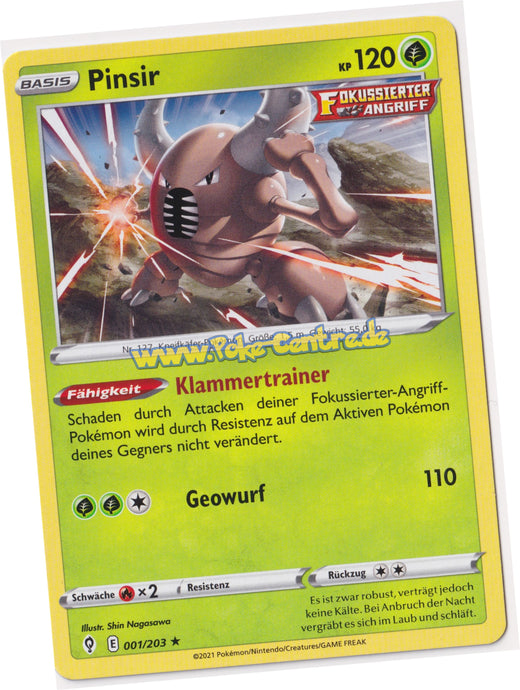 Pinsir 001/203 Rare - Drachenwandel Deutsch