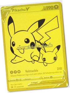 Pikachu V SWSH145 - Celebrations Promo Deutsch