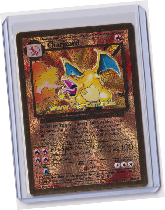 Charizard 4/102 - Celebrations Gold Metall Promo Deutsch
