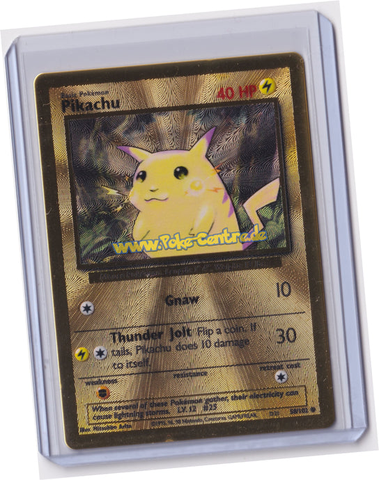 Pikachu 58/102 - Celebrations Gold Metall Promo Englisch