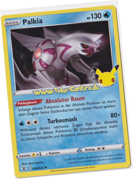 Palkia 004/025 Rare Holo - Celebrations Deutsch