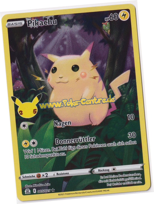 Pikachu 005/025 Fullart - Celebrations Deutsch