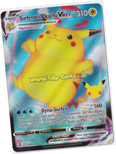 Surfendes Pikachu VMAX 009/025 Ultra Rare - Celebrations Deutsch