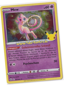 Mew 011/025 Rare Holo - Celebrations Deutsch