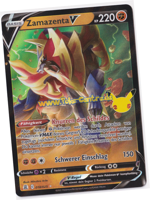 Zamazenta V 018/025 Fullart - Celebrations Deutsch