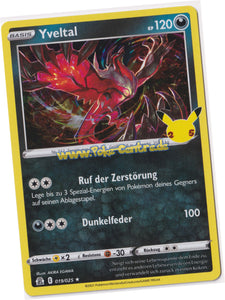 Yveltal 019/025 Rare Holo - Celebrations Deutsch