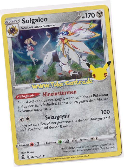 Solgaleo 021/025 Rare Holo - Celebrations Deutsch