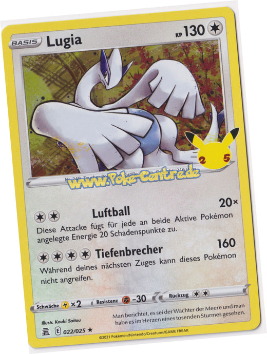 Lugia 022/025 Rare Holo - Celebrations Deutsch