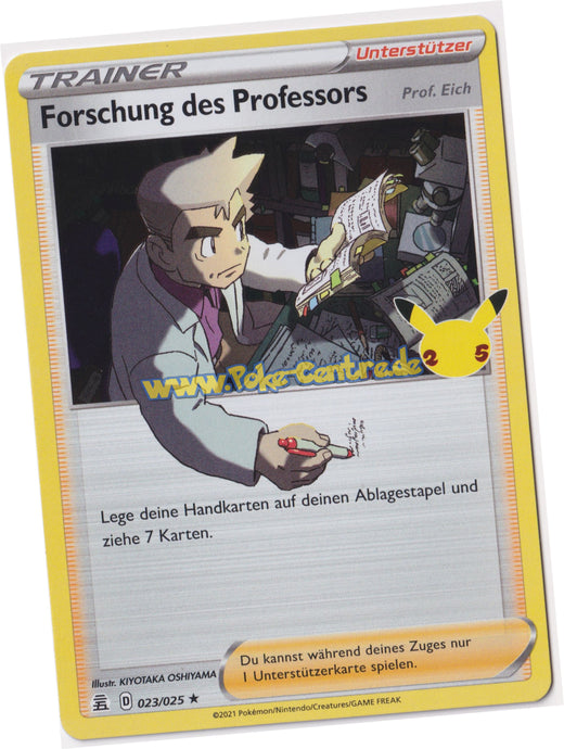 Forschung des Professors 023/025 Rare Holo - Celebrations Deutsch