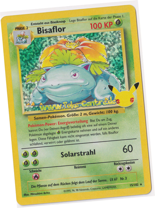 Bisaflor 15/102 Rare Holo - Celebrations Deutsch
