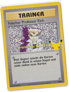 Falscher Professor Eich 73/102 Rare Holo - Celebrations Deutsch