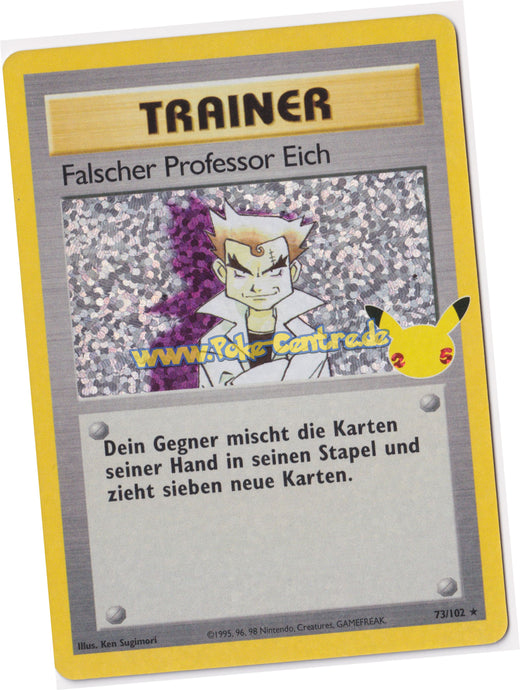 Falscher Professor Eich 73/102 Rare Holo - Celebrations Deutsch