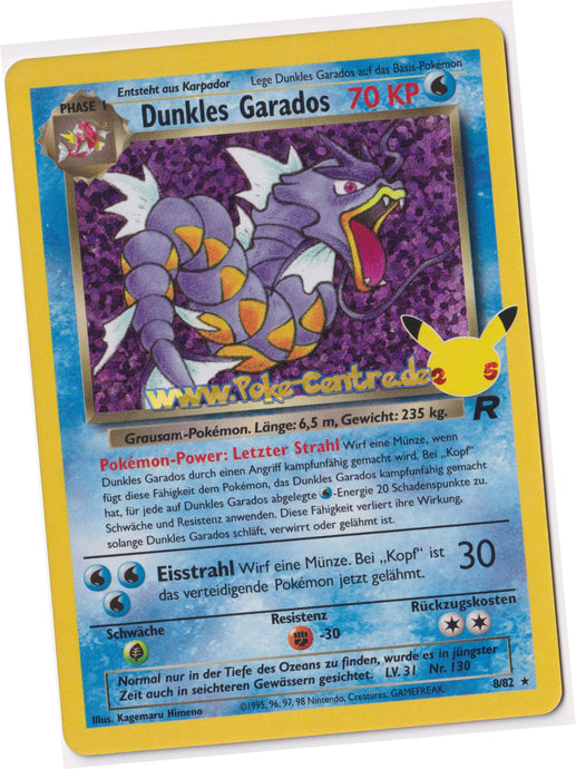 Dunkles Garados 8/82 Rare Holo - Celebrations Deutsch