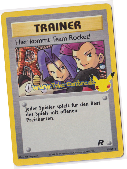Hier kommt Team Rocket! 15/82 Rare Holo - Celebrations Deutsch