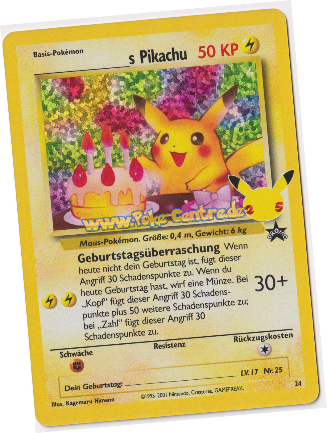 ______s Pikachu 24 Rare Holo - Celebrations Deutsch