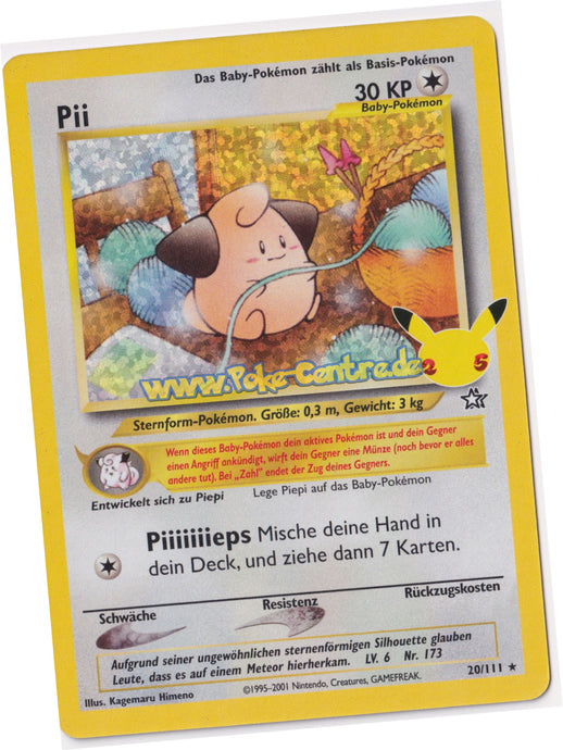 Pii 20/111 Rare Holo - Celebrations Deutsch