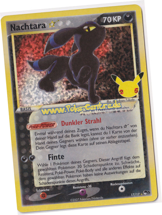 Nachtara 17/17 Rare Holo - Celebrations Deutsch