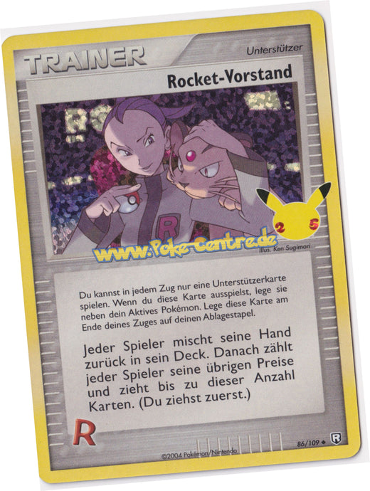 Rocket-Vorstand 86/109 Uncommon Holo - Celebrations Deutsch