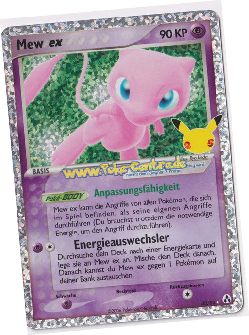 Mew ex 88/92 Holo - Celebrations Deutsch