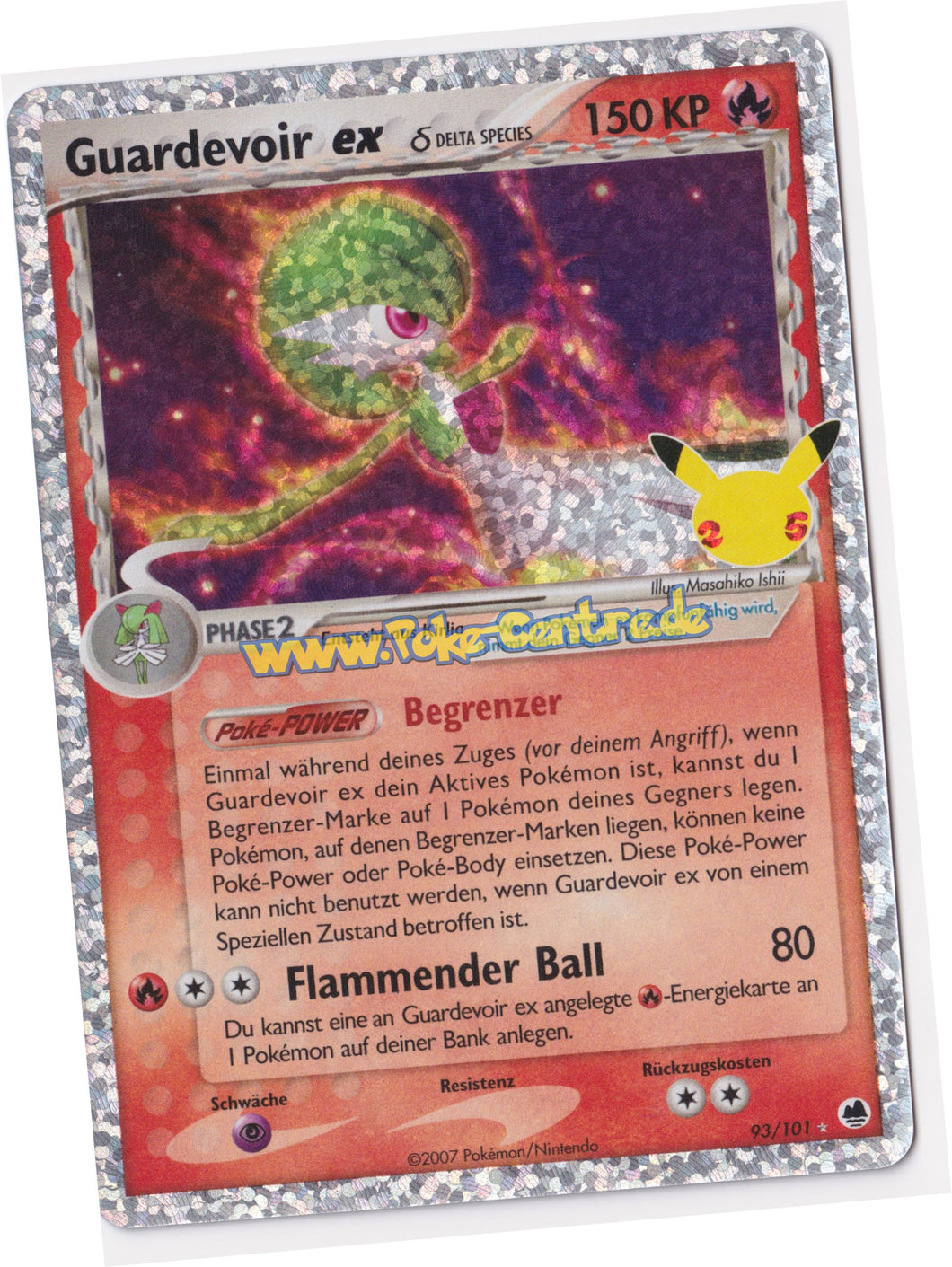 Guardevoir ex 93/101 Holo - Celebrations Deutsch