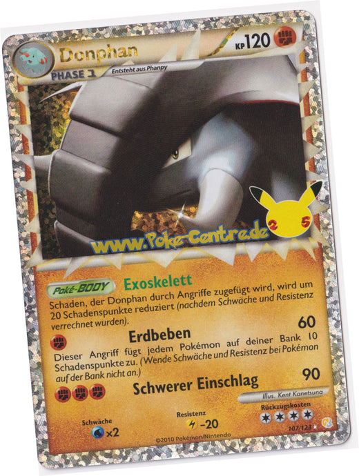 Donphan 107/123 Holo - Celebrations Deutsch