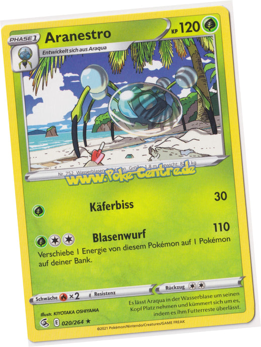 Aranestro 020/264 Rare - Fusionsangriff Deutsch