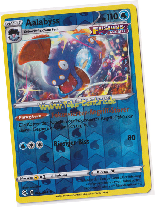 Aalabyss 066/264 Rare Reverse Holo - Fusionsangriff Deutsch