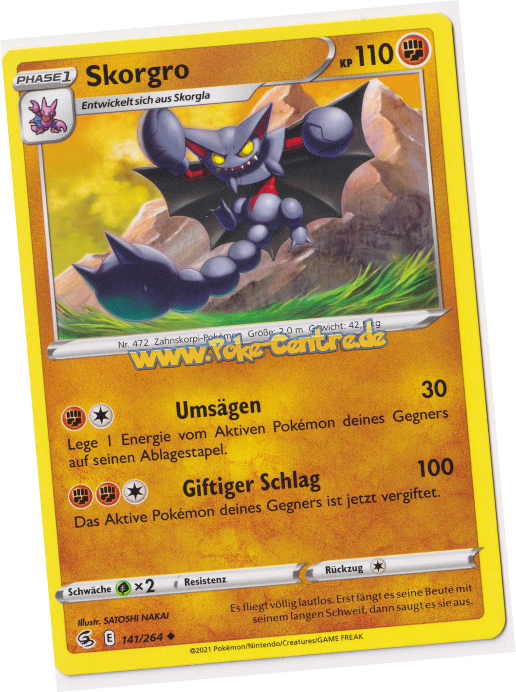 Skorgro 141/264 Uncommon - Fusionsangriff Deutsch