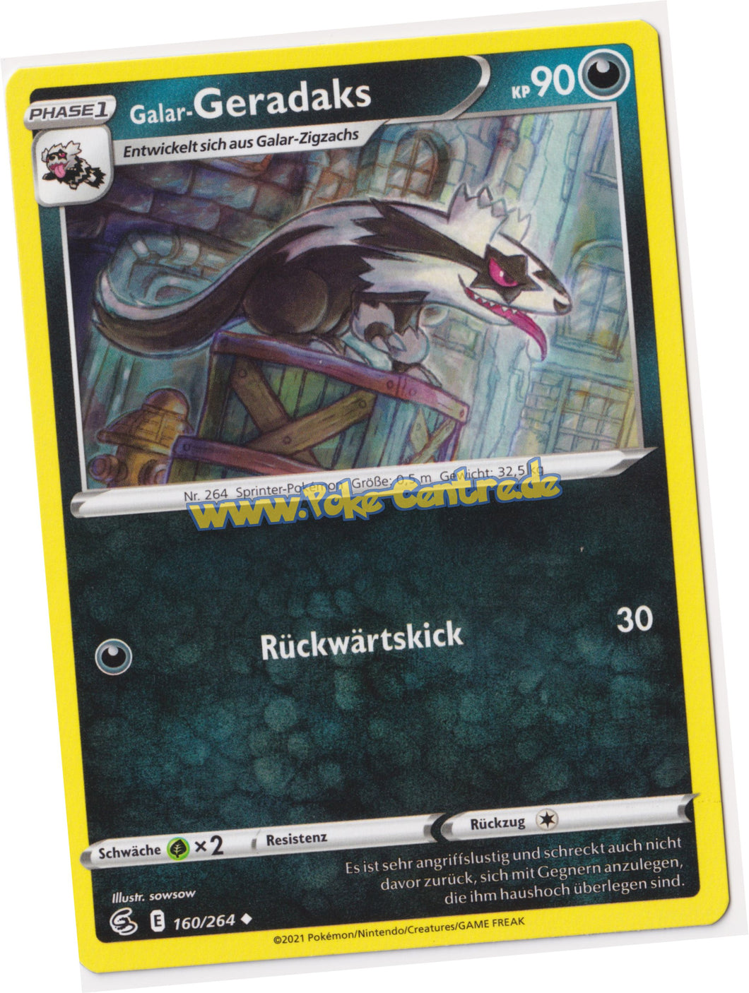 Galar-Geradaks 160/264 Uncommon - Fusionsangriff Deutsch