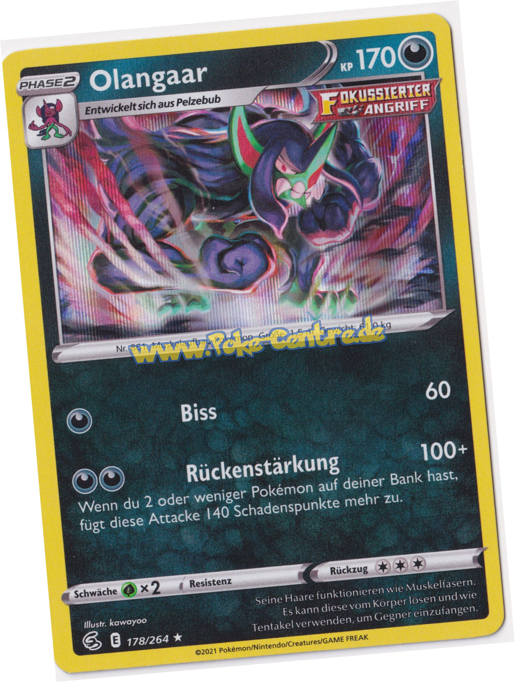 Olangaar 178/264 Rare Holo - Fusionsangriff Deutsch
