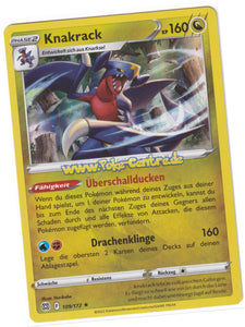 Knakrack 109/172 Rare Holo