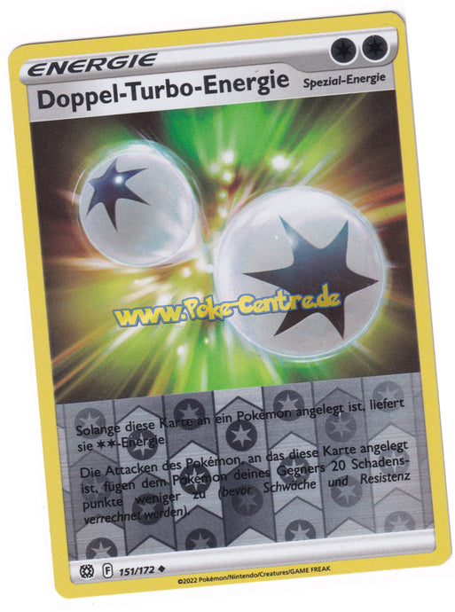 Doppel-Turbo-Energie 151/172 Uncommon Reverse Holo