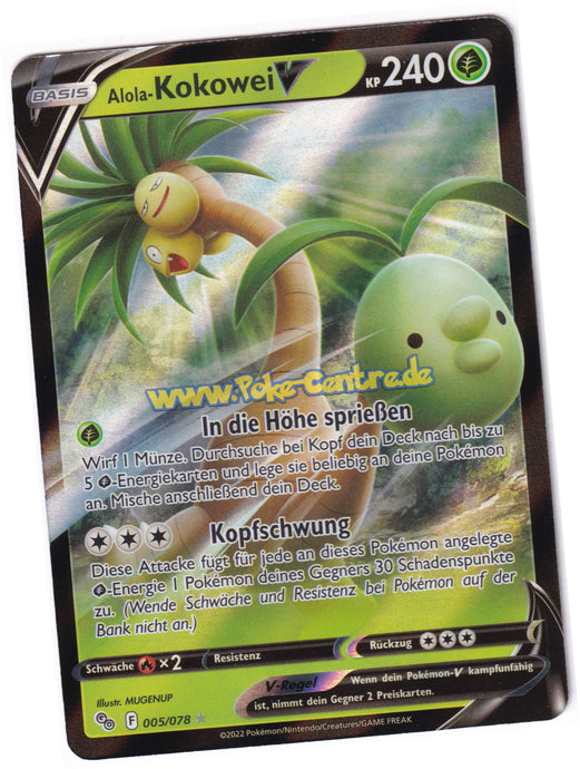 Alola-Kokowei-V 005/078 Fullart - Pokemon GO Deutsch